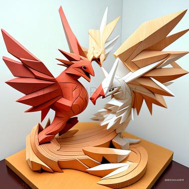 3D модель Противостояние соперников ZigZag Zangoose Zangoose VS Habunake (STL)